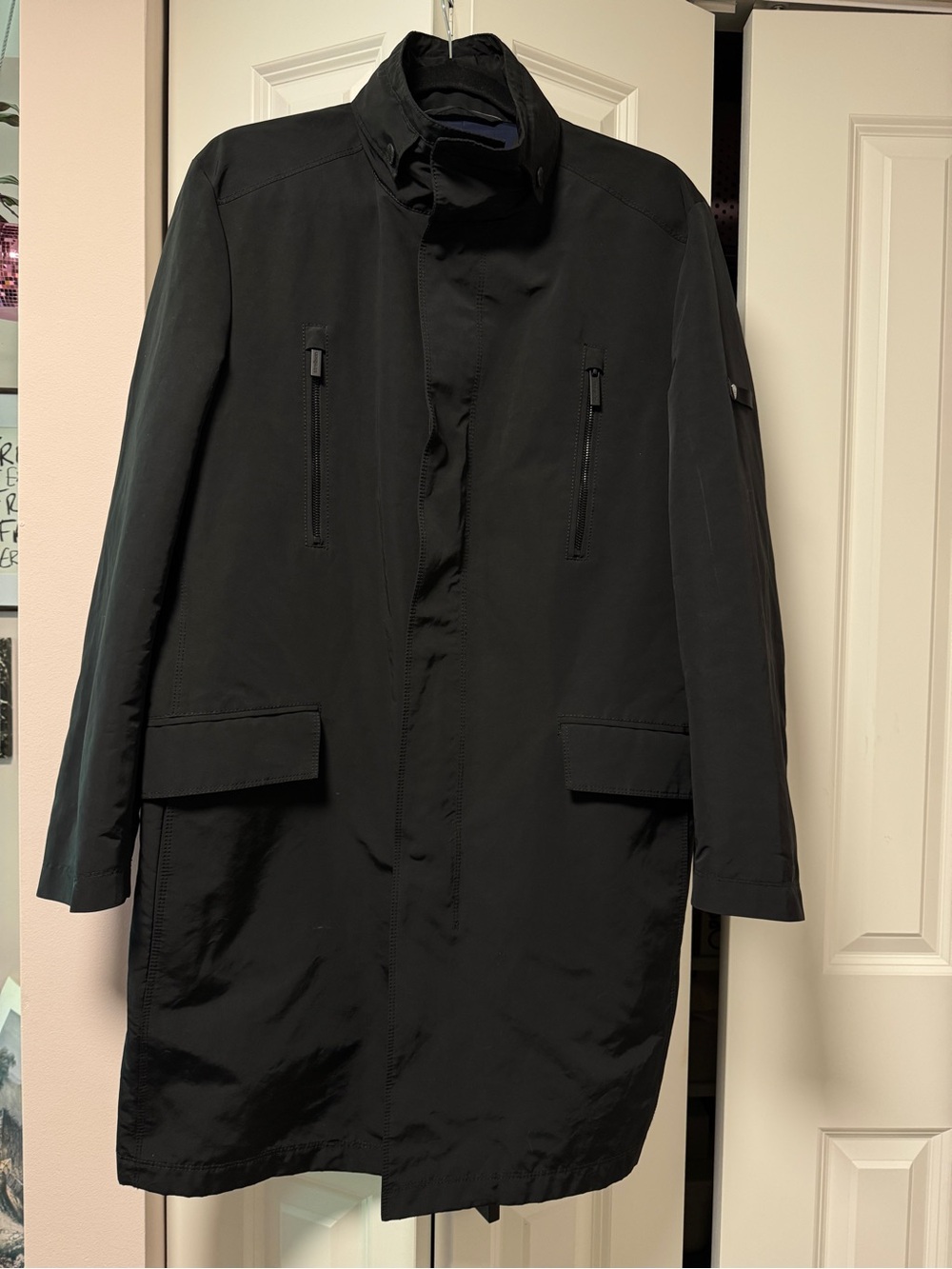 Strellson Swiss Lined Long Coat Jacket Mens M